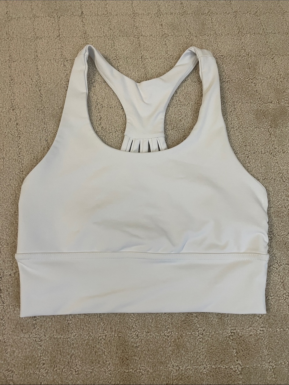 DYI White Racerback Sports Bra